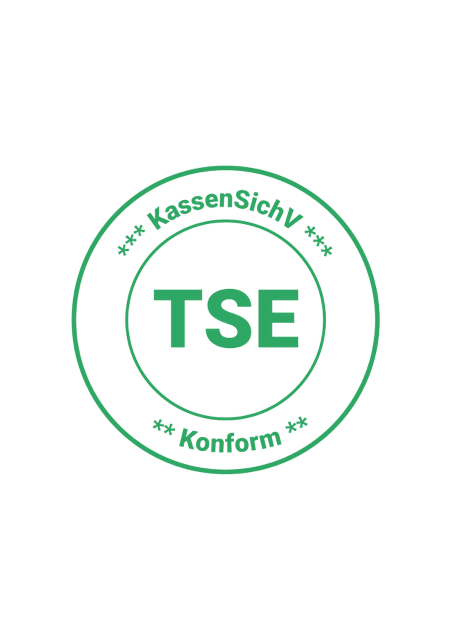 Taxameter mit TSE-Konformität.